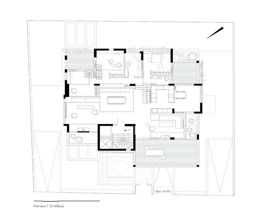 Sustainable flat of residences by Aspect Architects