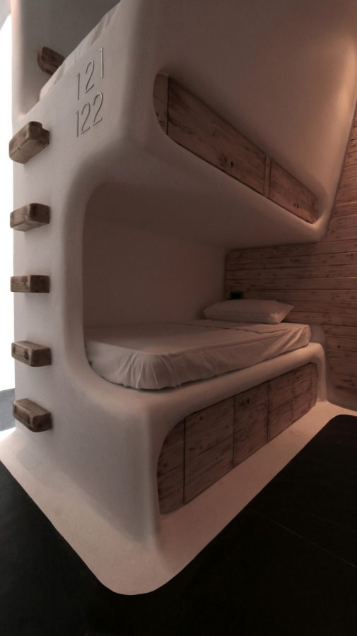 My Cocoon, boutique hoste, Mykonos, Greece, Japanese capsules, Cycladic aesthetic, Omniview Design