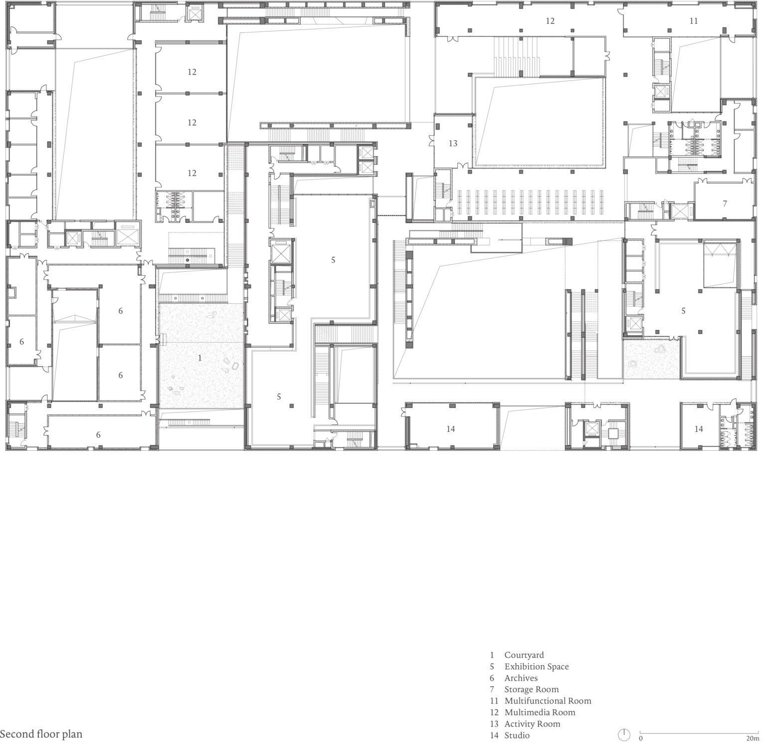 02Second floor plan Archisearch