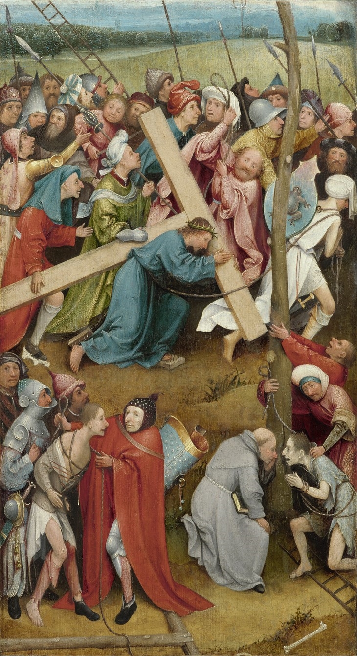 Archisearch - Jheronimus Bosch, Carrying of the Cross, ca. 1490-1510, Wien, Kunsthistorisches Museum, Gemäldegalerie. Photo Rik Klein Gotink and image processing Robert G. Erdmann for the Bosch Research and Conservation Project.