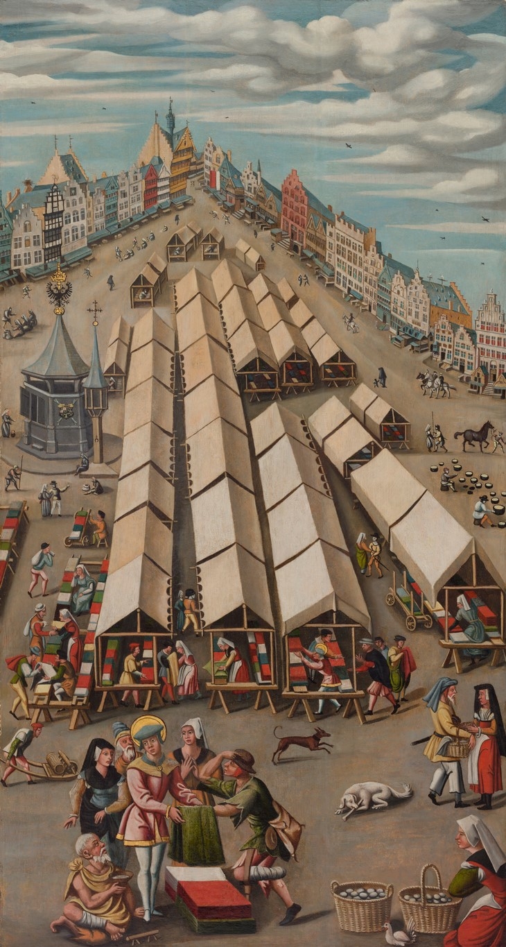 Archisearch - The draper`s market in `s-Hertogenbosch, ca. 1530, Den Bosch, Het Noordbrabants Museum.