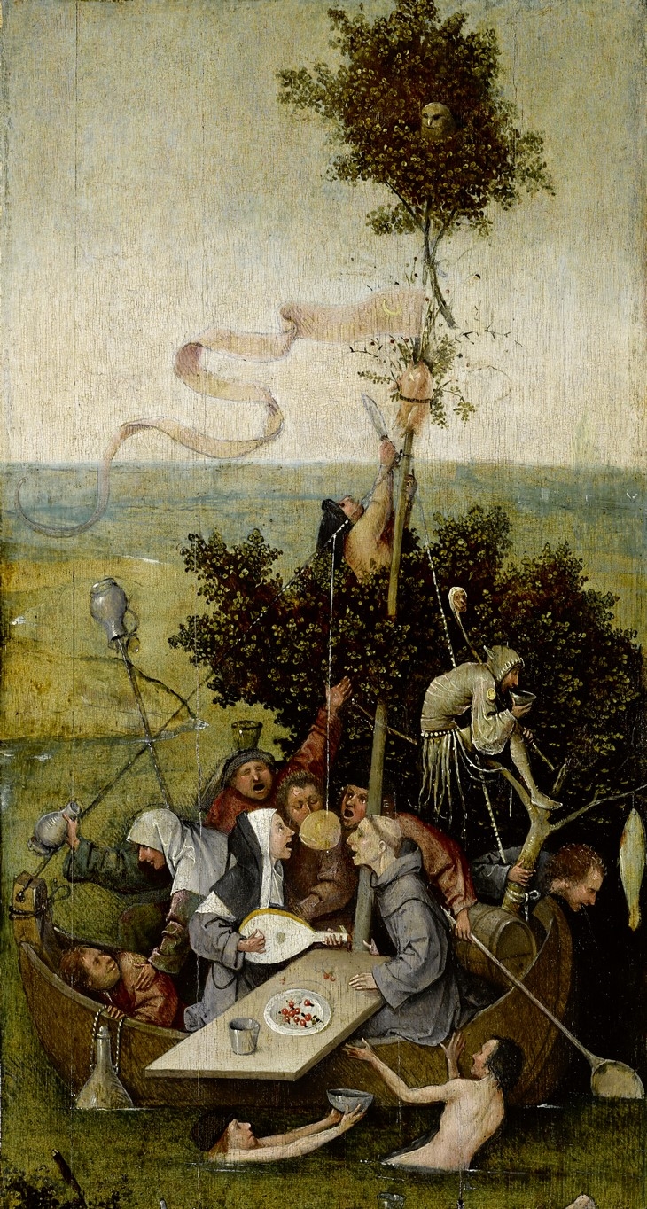 Archisearch - Hieronymus Bosch The Ship of Fools, c. 1500–10 Paris, Musée du Louvre, Département des Peintures (c)RMN-Grand Palais (musée du Louvre), Parijs/Franck Raux