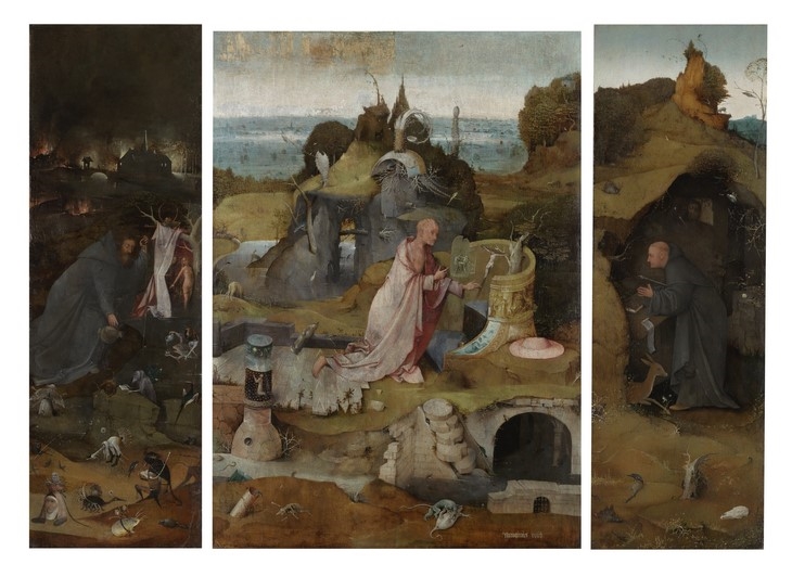 Archisearch - Hieronymus Bosch Hermit Saints Triptych, c. 1495–1505 Venice, Gallerie dell’Accademia