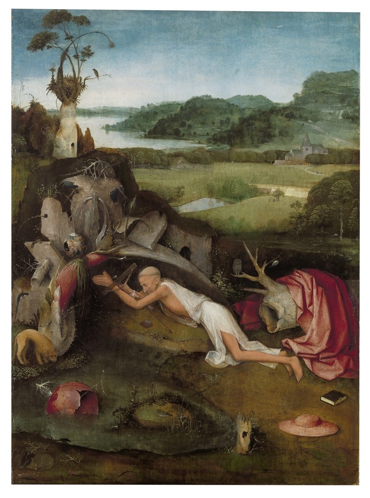 Archisearch - Hieronymus Bosch Saint Jerome at Prayer, c. 1485–95 Ghent, Museum voor Schone Kunsten