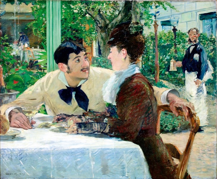 Archisearch - Edouard Manet / Chez le père Lathuille, 1879 / Oil on canvas, 92 x 112 cm / Collection du Musée des Beaux-Arts de la Ville de Tournai / (c) KIK-IRPA