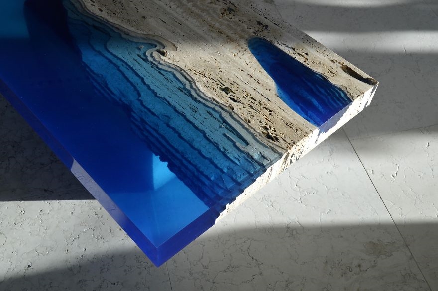 Archisearch - Lagoon Table designed by Alexandre Chapelin  / “LA TABLE”