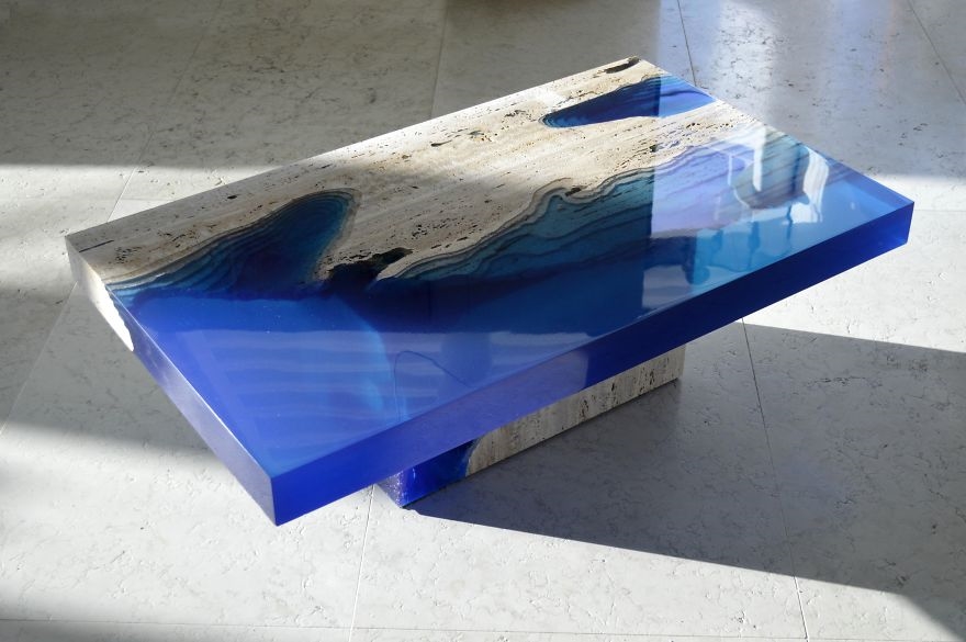 Archisearch LAGOON TABLES BRING THE OCEAN INSIDE YOUR HOME