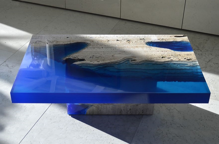 Archisearch - Lagoon Table designed by Alexandre Chapelin  / “LA TABLE”