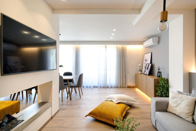 Floor apartment in Ilisia | by Evelyn Chatzigoula and Barbara Kountzaki